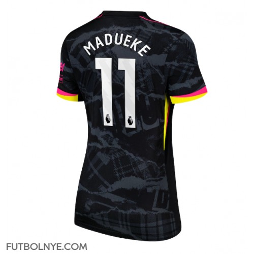 Camiseta Chelsea Noni Madueke #11 Tercera Equipación para mujer 2024-25 manga corta